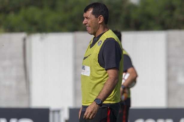 Carille no treinamento desta tarde