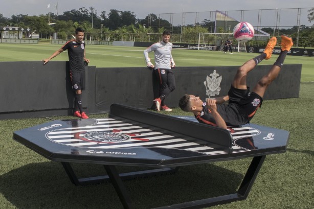 Corinthians faz último treino antes do jogo contra o Bragantino