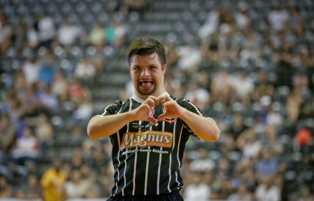 Caio teve atuação destacada na vitória do JR/Corinthians sobre o Santos