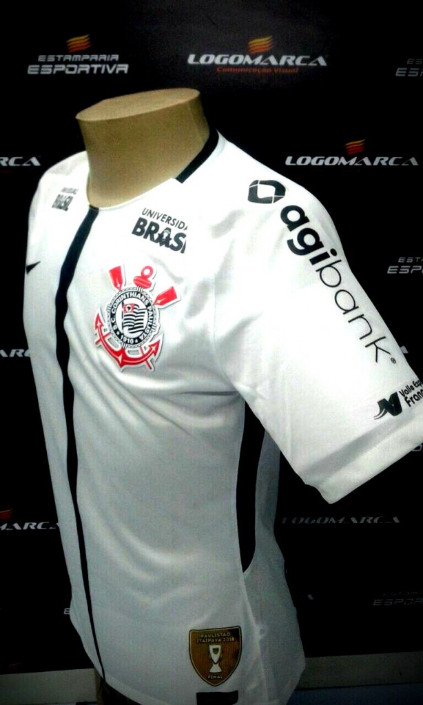 Agibank estará nas mangas da camisa do Timão nos dois Dérbis