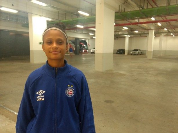 Andreza é jogadora do São Francisco, que firmou parceria com o Bahia