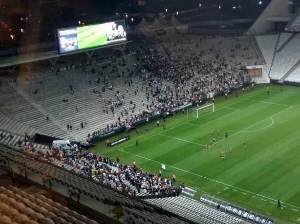 Corinthianas agradeceram apoio da Fiel