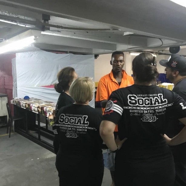 Ação da Gaviões ajudou vítimas de desabamento na capital paulista