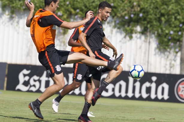 Último treino antes do duelo contra o Ceará, na Arena Corinthians