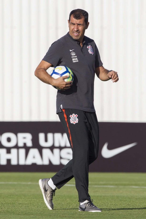 Carille comandou o a última atividade antes do jogo contra o Vitória