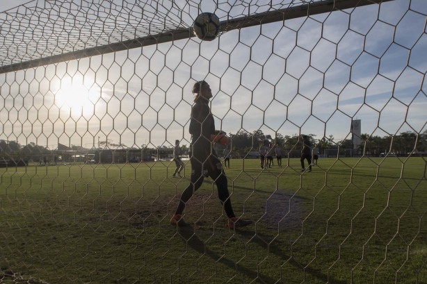 Cássio em preparação para enfrentar o Vitória, pela Copa do Brasil