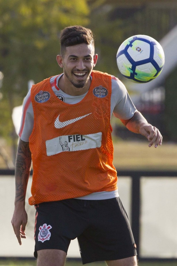 Pedro Henrique durante última atividade no centro de treinamentos antes do jogo contra o Vitória