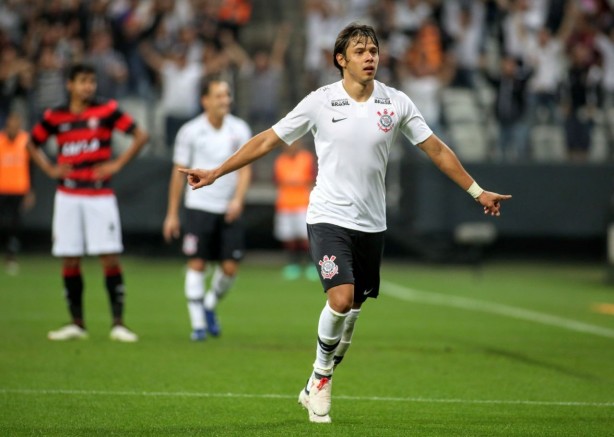 Romero deu um show a parte contra o Vitória, na Arena Corinthians, pela Copa do Brasil
