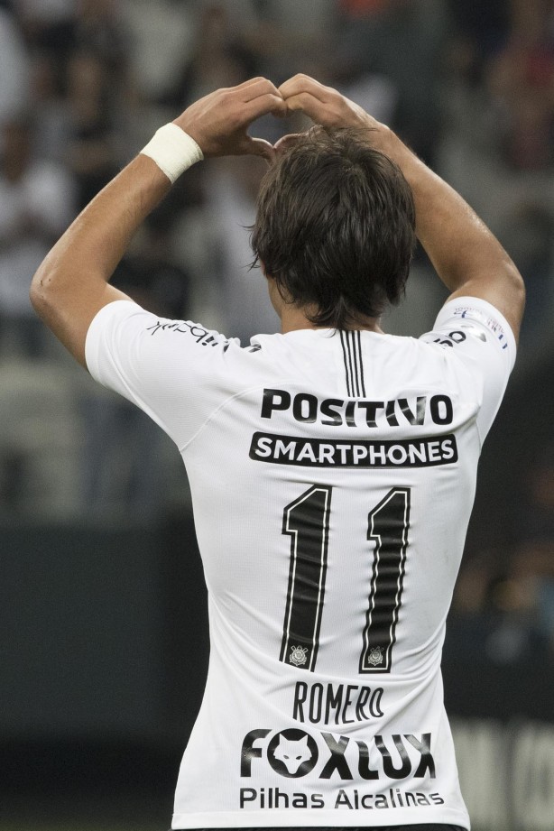 Romero marcou os outros dois gols do Corinthians diante o Vitória, pela Copa do Brasil