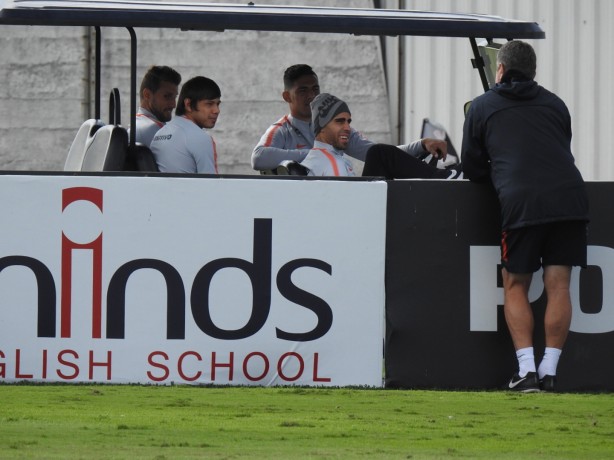 Romero, Balbuena e Gabriel viram jogo-treino do carrinho