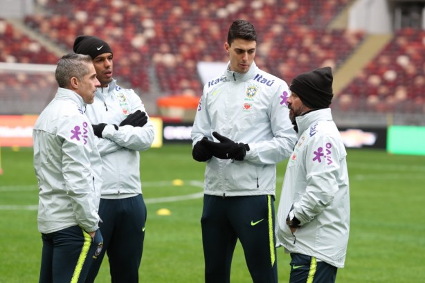 Sylvinho, Fernando Lzaro, Matheus Bacci e Clber Xavier