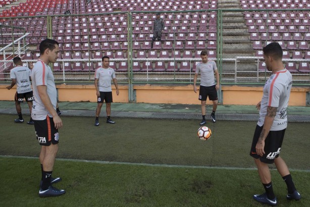 Jogadores treinaram para enfrentar o Deportivo Lara, pela Libertadores