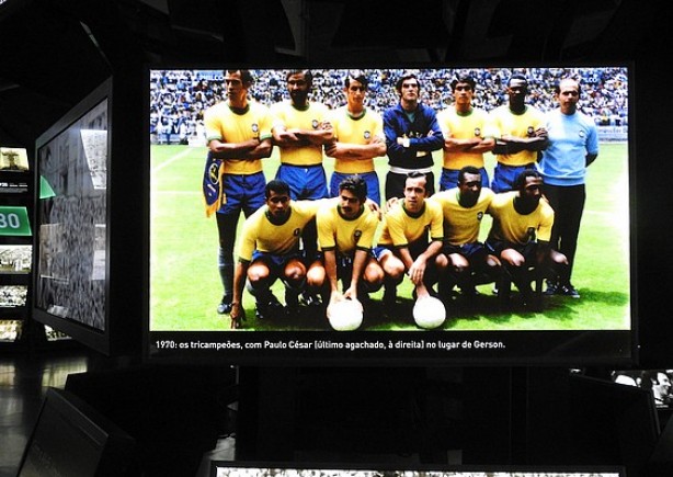 A Seleo Brasileira da Copa de 1970 contou com dois corinthianos: Rivellino e Ado, que ficou na reserva.