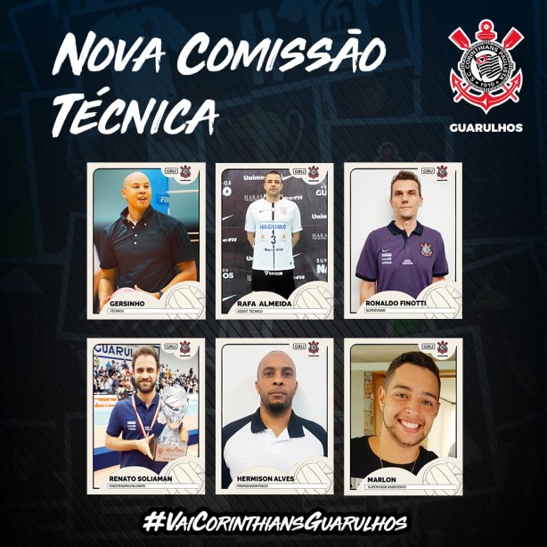 Vôlei comissão técnica