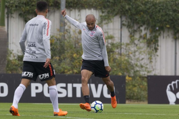 Roger na preparação do Corinthians