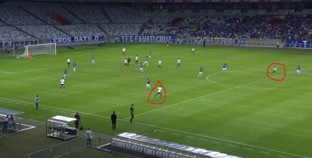 Walter faz grande lançamento que resulta no primeiro gol do Corinthians