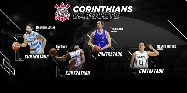 Corinthians anunciou quatro novos jogadores para o basquete