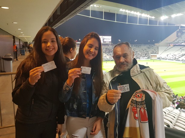 Mulheres foram maioria em vários setores da Arena Corinthians