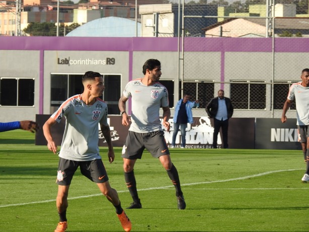 Vilson também atuou no jogo-treino contra o São Caetano, no CT