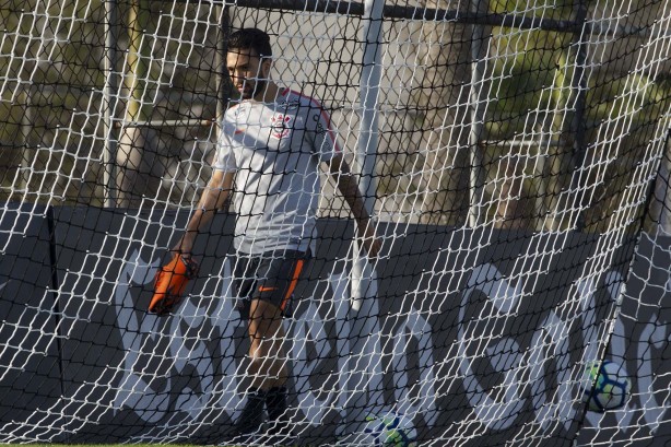 Clayson também participou do jogo-treino no CT