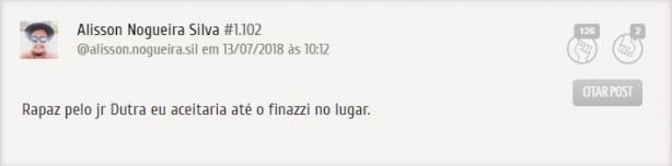 Em enquete, torcedores do Corinthians se posicionam sobre possível troca com Fluminense