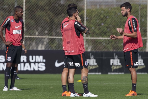 Jogadores treinaram neste sábado se preparando para o Brasileirão que retorna na próxima quarta