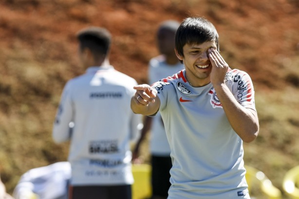 Romero durante a manhã deste sábado no treino que aconteceu no CT do Brasiliense