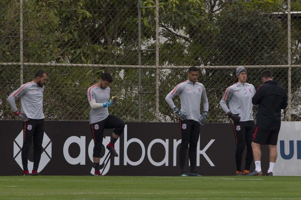 Último treino do Corinthians antes de enfrentar a Chapecoense, pela Copa do Brasil