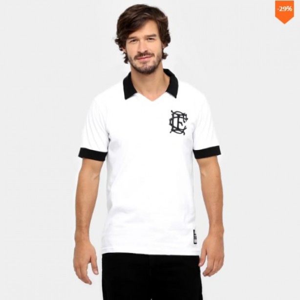 Camisa Polo Corinthian-Casuals Retrô Masculina