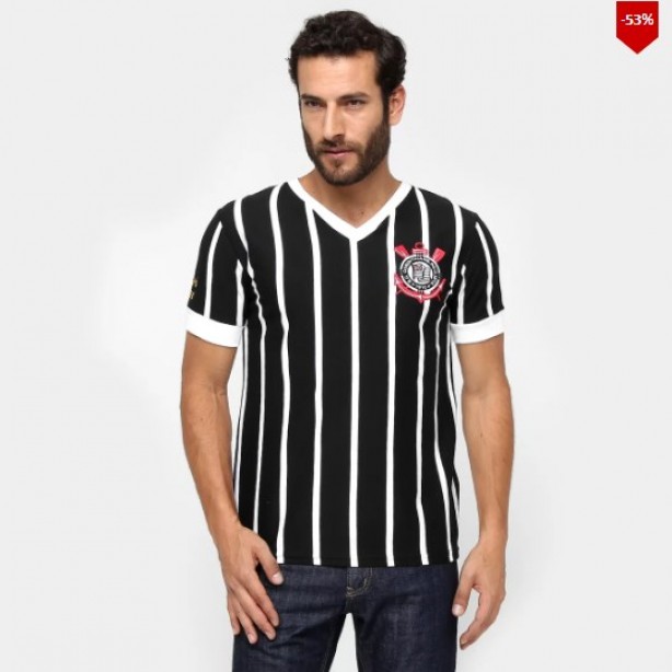 Camiseta Corinthians Réplica 1983 Masculina