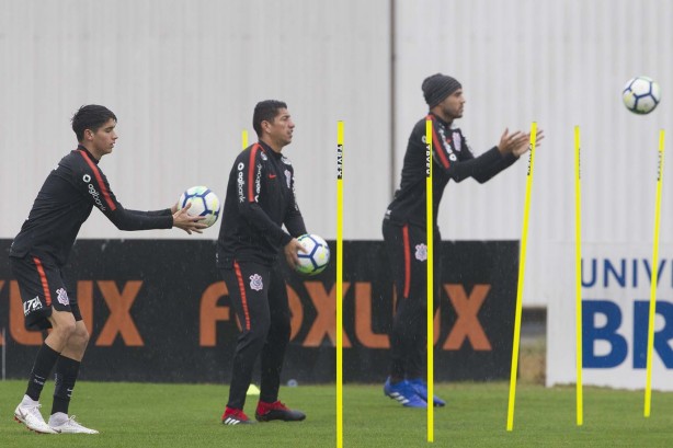 Corinthians faz último treino antes de enfrentar o Atlético-PR, pelo Brasileirão