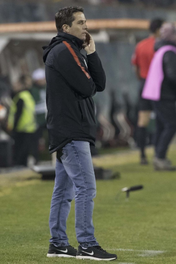 Loss comandou o time na derrota pada o Colo-Colo, pela Libertadores 2018, no Chile