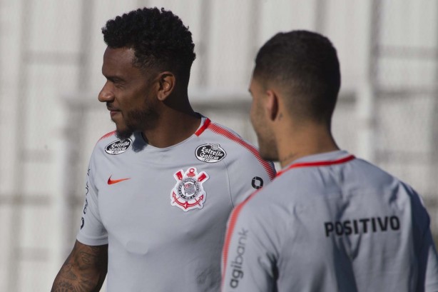 Paulo Roberto durante o treino preparatório para o jogo contra a Chapecoense