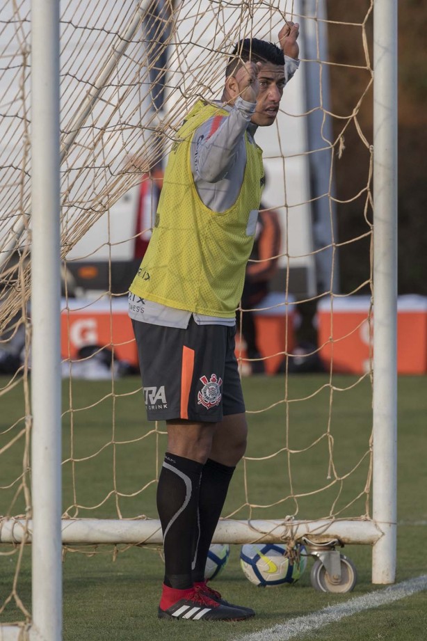 Ralf no treinamento do time em Chapecó