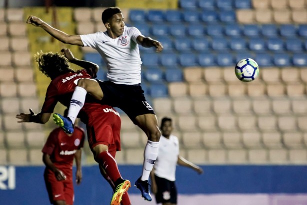 Fessin durante vitória por 2 a 0 sobre o Internacional, pelo Brasileiro sub-20