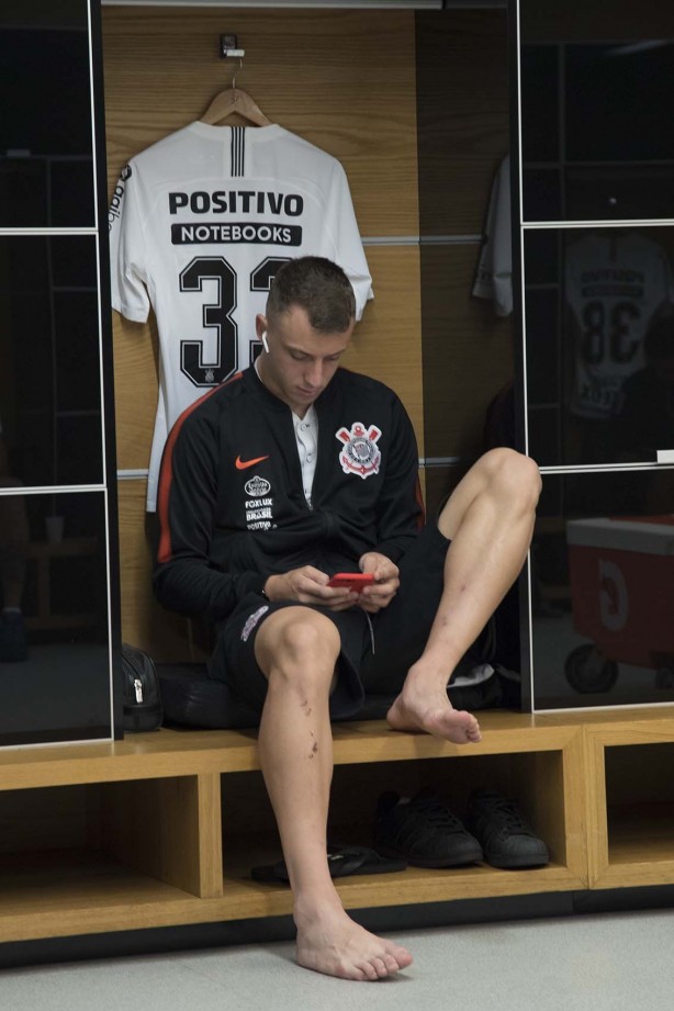 Jogadores se preparam para encarar o Atlético Mineiro pelo Brasileirão