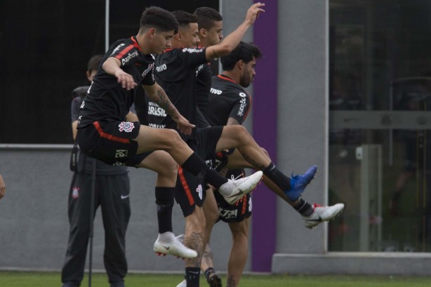 Equipe se reapresentou no CT após empate com o Atlético Mineiro