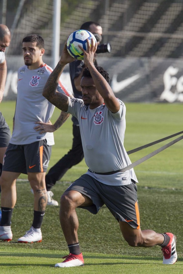 Paulo Roberto durante o treino preparatório para o jogo contra o Flamengo
