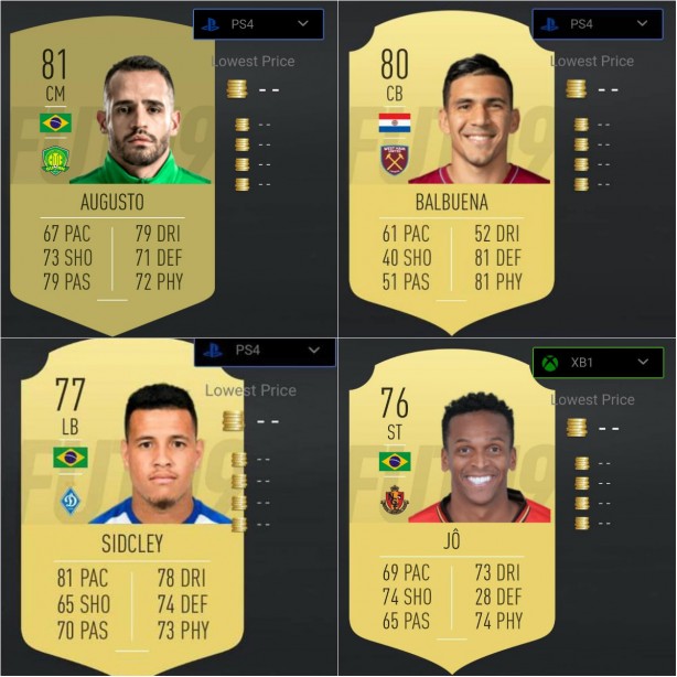 Veja rating final de jogadores ex-Corinthians no FIFA 19