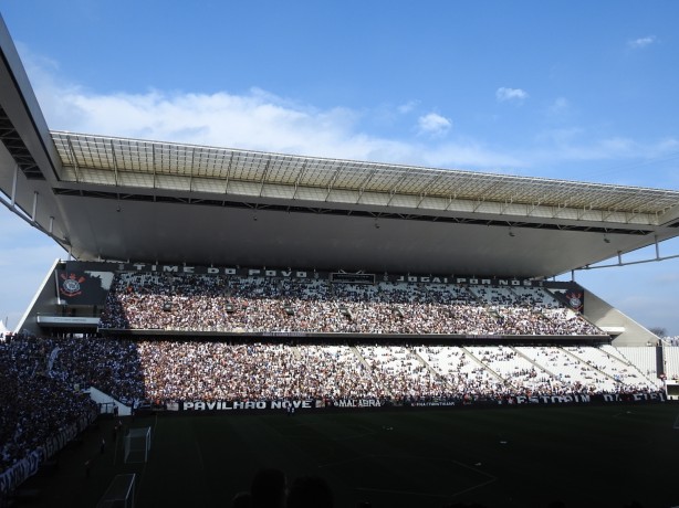 Mais de 40 mil torcedores compareceram a Arena Corinthians