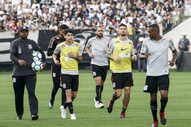 Timão realizou, nesta terça-feira, treino aberto na Arena Corinthians