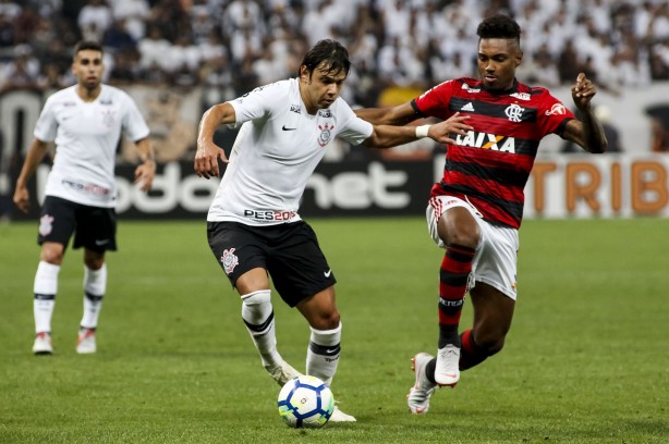 Romero durante partida contra o Flamengo, pela Copa do Brasil