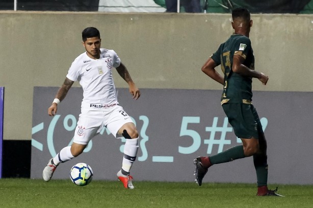 Sergio Díaz fez seu primeiro jogo com a camisa do Corinthians contra o América-MG