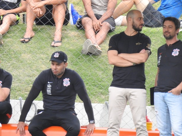 Alessandro e Duilio Monteiro Alves estiveram no gramado