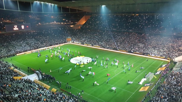 Cerimônia encerramento Copa do Brasil com dança
