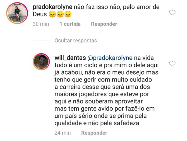 Desabafo do empresário de Pedrinho