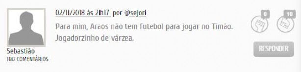 Torcida comentou a escolha de Jair pelo chileno