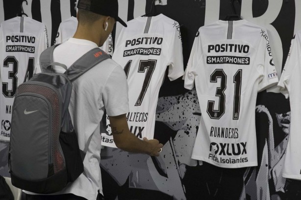 Vestiários antes de enfrentar o Botafogo-RJ pelo Brasileirão