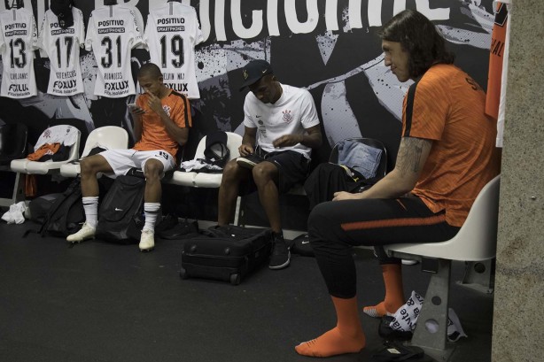 Vestiários antes de enfrentar o Botafogo-RJ pelo Brasileirão