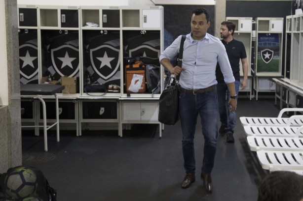 Vestiários antes de enfrentar o Botafogo-RJ pelo Brasileirão